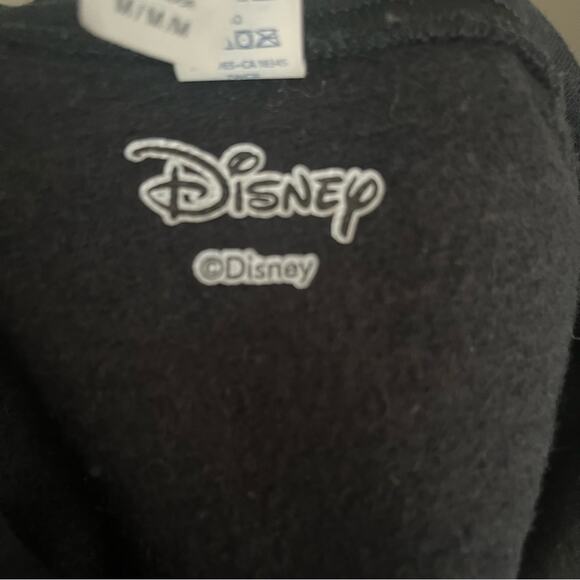 Disney black long sleeve hoodie unisex size medium Jerzees - Picture 3 of 6